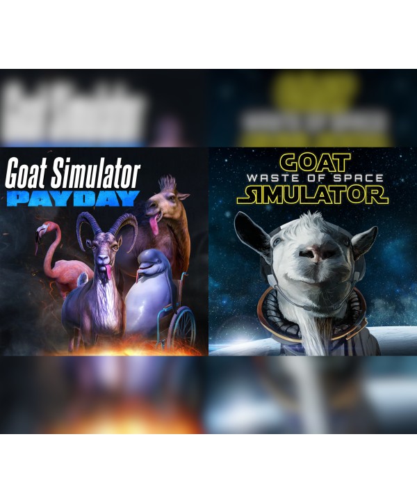 Goat Simulator + Waste of Space DLC + PAYDAY DLC Steam Key GLOBAL
